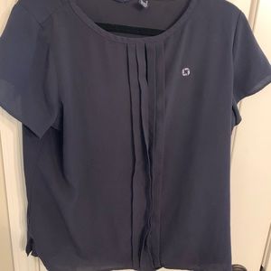 Navy chase top